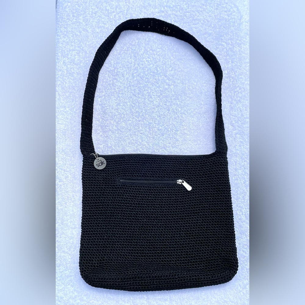 The Sak Women’s Black Crochet Hobo Bag